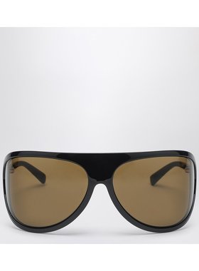 1h可退 潮奢 Miu Miu 缪缪 女士 Runway 黑色太阳眼镜 0MUA01SPVC