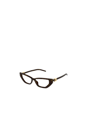 GUCCI 女士眼镜 GG1683O003 AW2025 黑色 几何框平光镜