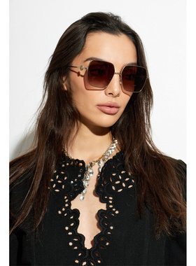 TORY BURCH 女士太阳镜 0TY6118D0336213 SS2026 棕色