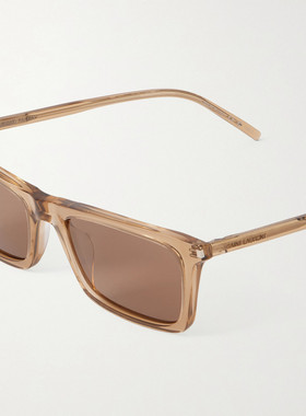 1h可退 潮奢 Saint Laurent 圣罗兰 男士 SL 890 'Betty' 矩形框