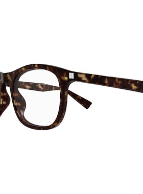 SAINT LAURENT 男士眼镜 SL811002 SS2025 深棕色 矩形镜框