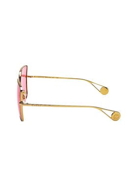 GUCCI 女士眼镜 GG0436S005 SS2025 粉红色古驰太阳镜