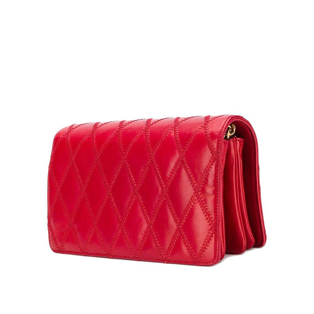 香港直邮圣罗兰菱形缝线logo款女包 天猫国际香港直购女士包袋