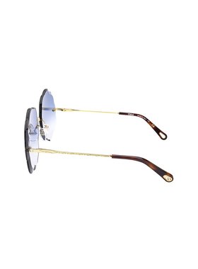 1h可退 CHLOÉ 女士眼镜 CE156S816 AW2022 蓝色 CE156S