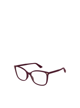 GUCCI 男士眼镜 GG0026O031 SS2026 红色 几何平光镜古驰