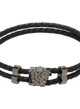 潮奢 versace 范思哲 男士 La Medusa Leather 手环 DG05579DMTND