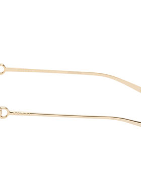 Gucci 古驰 男士 金色 Horsebit Top Bar 眼镜 GG1703O003GOLDGOL