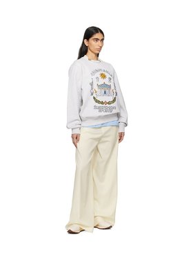 1h可退 潮奢 Casablanca 女士 白色 Medium Pearl Logo 项链 APS2