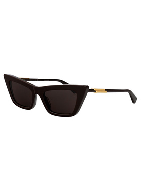 BOTTEGA VENETA 女士眼镜 BV1446S003 CO 棕色 BV【付后1h可退】