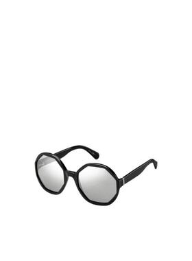 1h可退 MARC JACOBS 女士眼镜 MJ584S807 AW2024 黑色 徽标太阳镜