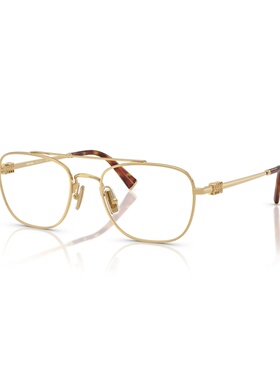 MIU MIU 女士眼镜 MU51WV5AK1O1 AW2025 花色 全框平光镜