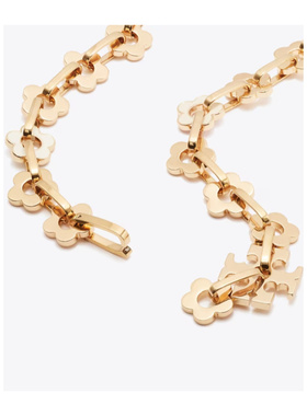 TORY BURCH 女士项链 180834700 AW2026 金色 勿忘我项链