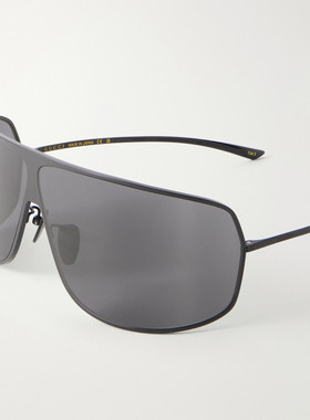 Gucci 古驰 男士 Shield-Style 金属太阳眼镜 GG2276S001B