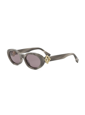 1h可退 FENDI 女士眼镜 FE40140U20Y AW2025 花色新款太阳镜