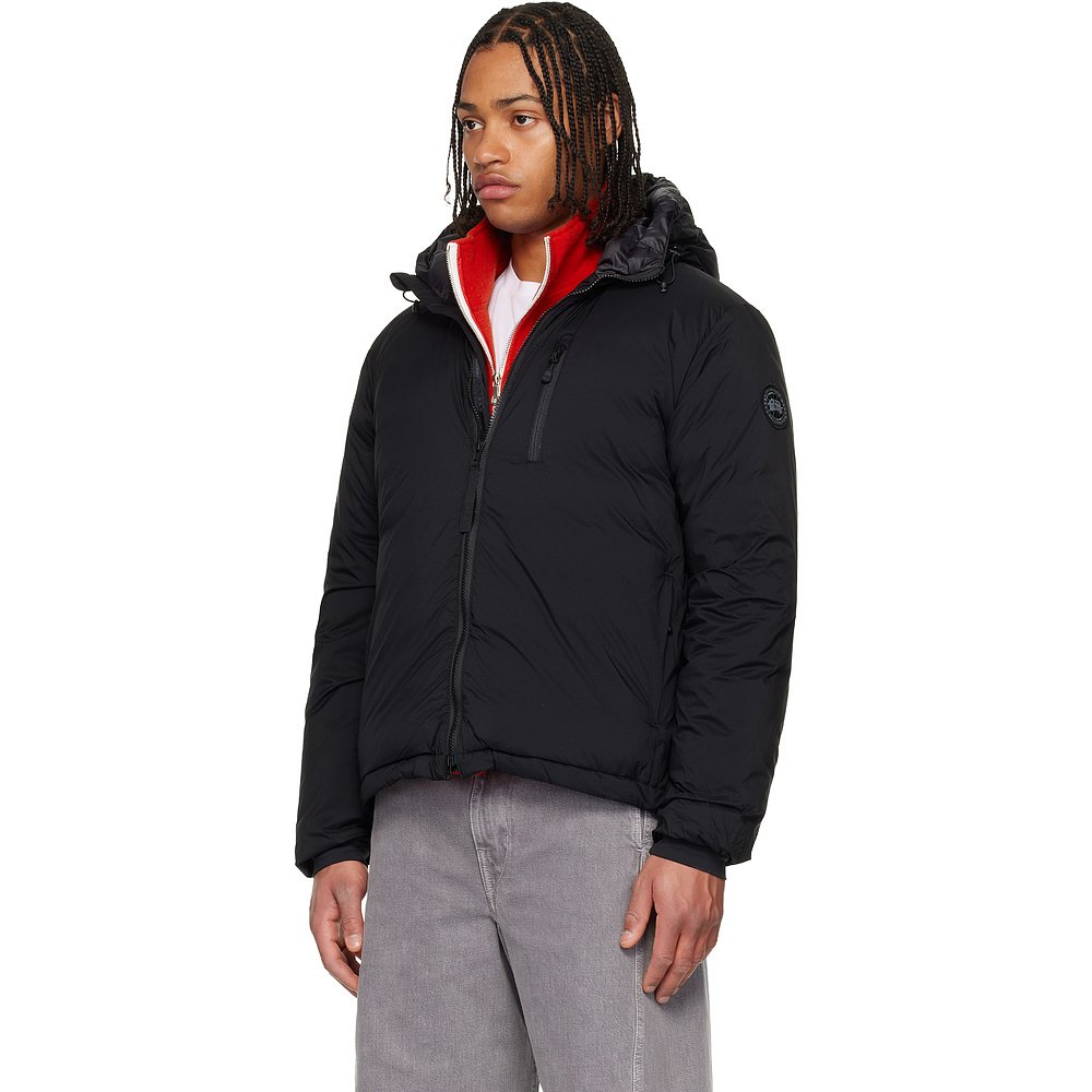 1h可退 潮奢 Canada Goose 加拿大鹅 男士 黑色黑标系列 Lodge Ho - 图2