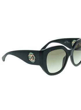 CHANEL 女士太阳镜 CH55501459S3 CO 黑色 蝴蝶太阳镜