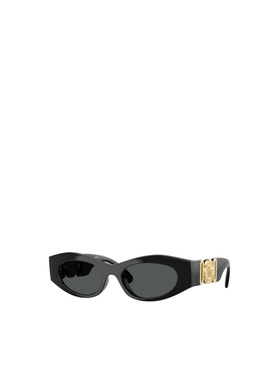 VERSACE 女士眼镜 VE4480UGB187 CO 范思哲 徽标黑色太阳镜