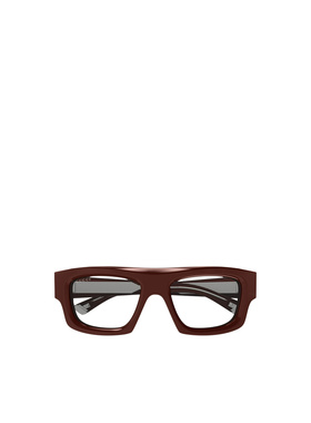 GUCCI 男士眼镜 GG1926S004 SS2025 棕色几何框 太阳镜古驰