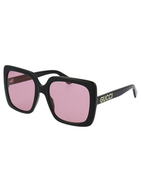 1h可退 GUCCI 女士眼镜 GG0418S002 AW2025 黑色 GUCCI WOMEN'S G