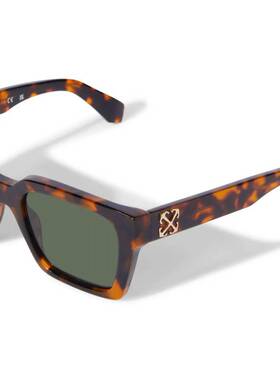1h可退 OFF-WHITE 男士太阳镜 OERI111S24PLA0016055 AW2024玳瑁