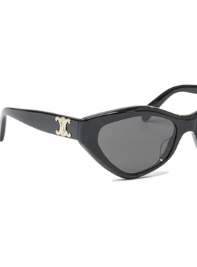 CELINE 女士眼镜 4S323CPLB38NO SS2026 黑色 猫眼框太阳镜