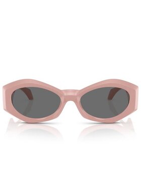 1h可退 VERSACE 女士眼镜 VE4466U546387 AW2025 灰色 椭圆形太阳