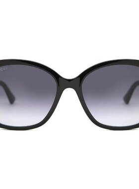 1h可退 GUCCI 女士太阳镜 GG0762S001 AW2025 黑色 GUCCI WOMEN'S