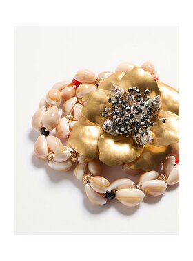 VALENTINO 女士项链 WJ0AZ9FIXDLY AW2025 金色 Jardin Aquatique