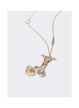 MAX MARA 女士项链 4756165106006 AW2025 金色 带吊坠的长项链