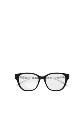 GUCCI 女士眼镜 GG1972OA002 AW2025 白色 几何平光镜古驰