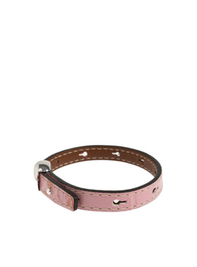 TORY BURCH 女士手链手镯 181796650 AW2026 粉红色 皮质手镯