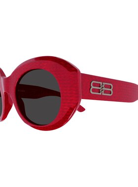 BALENCIAGA 男士太阳镜 BB0235S003 SS2025 红色
