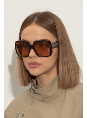 TOM FORD 女士太阳镜 FT119405552E SS2026 棕色 Sunglasses