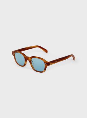CELINE 男士眼镜 4S326CPLB19LH SS2026 蓝色 全框太阳镜