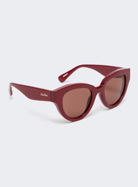 MAX MARA 女士眼镜 4801056606001 SS2026 棕色 全框太阳镜