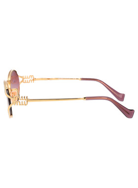 MIU MIU 女士眼镜 0MU52YS5AK06S SS2025 金色 0MU 52YS