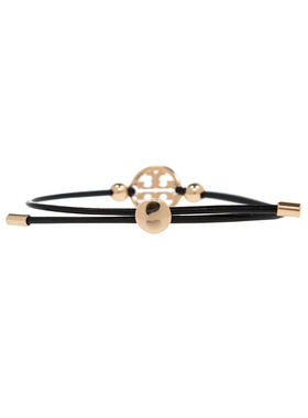 TORY BURCH 女士手链手镯 144706720 CO 黑色 ICON SLIDER BRACEL