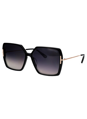TOM FORD 女士眼镜 FT103901B SS2026 黑色 徽标太阳镜