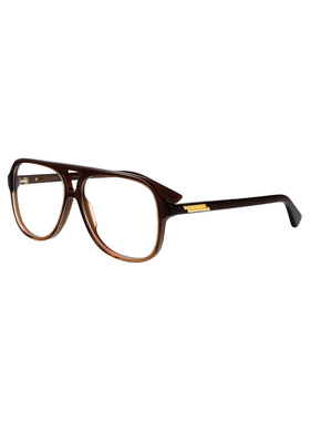 BOTTEGA VENETA 男士眼镜 BV1417O004 SS2026 棕色