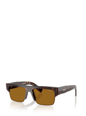 PRADA 男士眼镜 PRD12SU17N20V SS2026 棕色 方形太阳镜