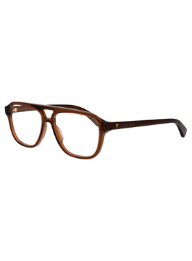 BOTTEGA VENETA 男士眼镜 BV1294O005 SS2026 棕色