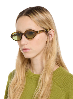 GUCCI 女士太阳镜 859520J16912933 SS2026 绿色