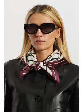 PRADA 女士太阳镜 0PRD02S00CD80L CO 黑色 Sunglasses 