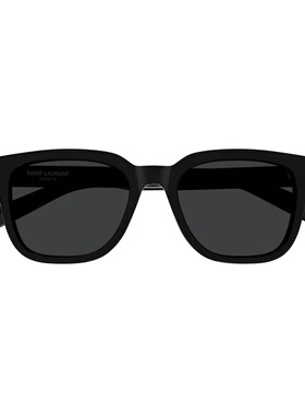 SAINT LAURENT 男士眼镜 SL711001 SS2025 黑色