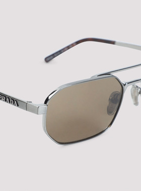 PRADA 男士太阳镜 0PRD53S23J90F AW2026 银色 Eyewear Sunglasse