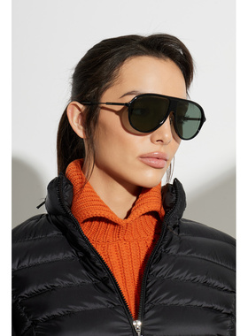 MONCLER 男士太阳镜 0ME60090300171 SS2026 黑色 