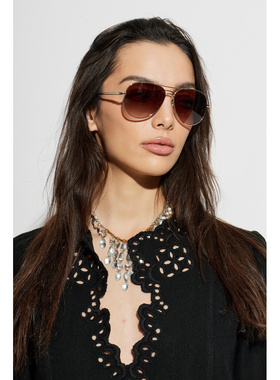 TORY BURCH 女士太阳镜 0TY61140334613 SS2026 金色