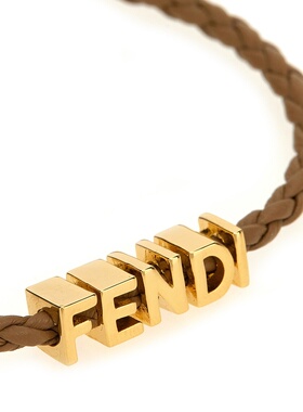 FENDI 女士手链手镯 8AK963AT9ZF1HJV CO 金色 Graphy Bracelet