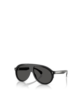 MONCLER 男士眼镜 ME6001300187 SS2025 黑色 徽标太阳镜
