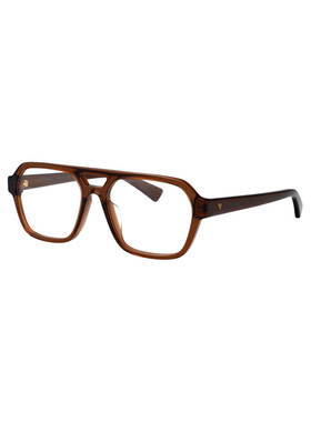 BOTTEGA VENETA 男士眼镜 BV1336OA004 AW2025 棕色